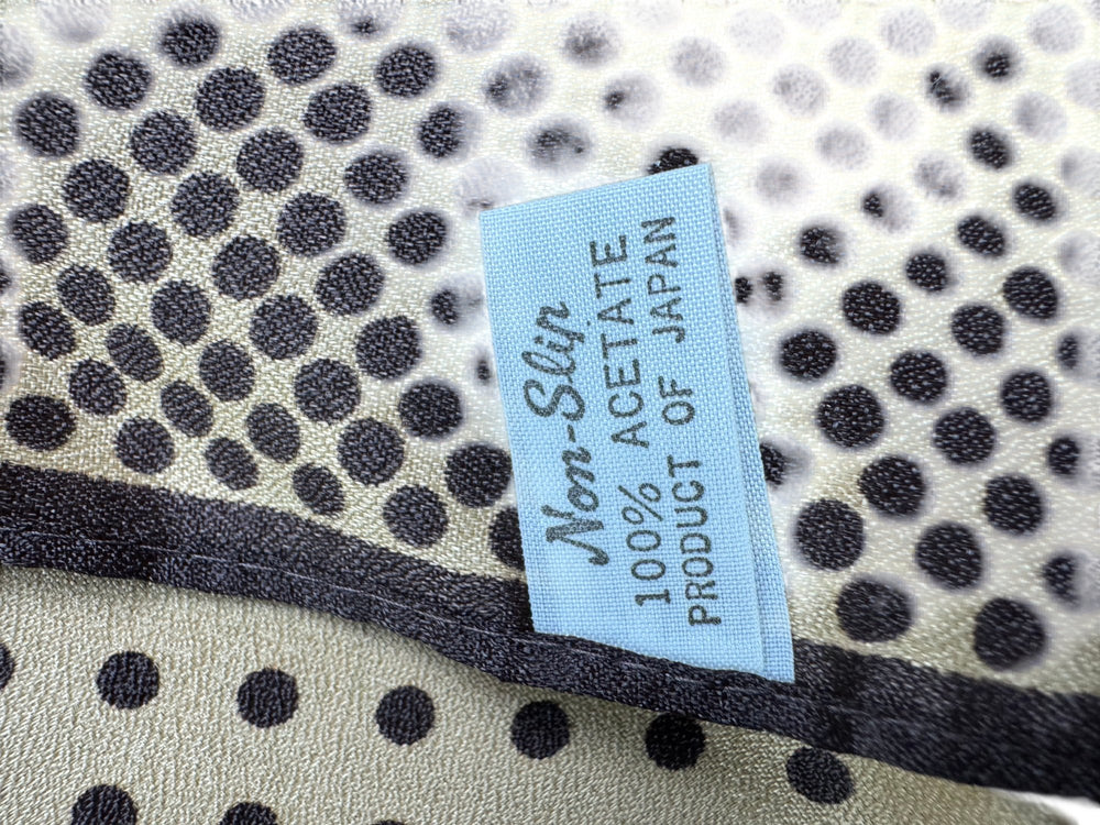 Polka Dot Acetate Square Scarf - Think Vintage ltd