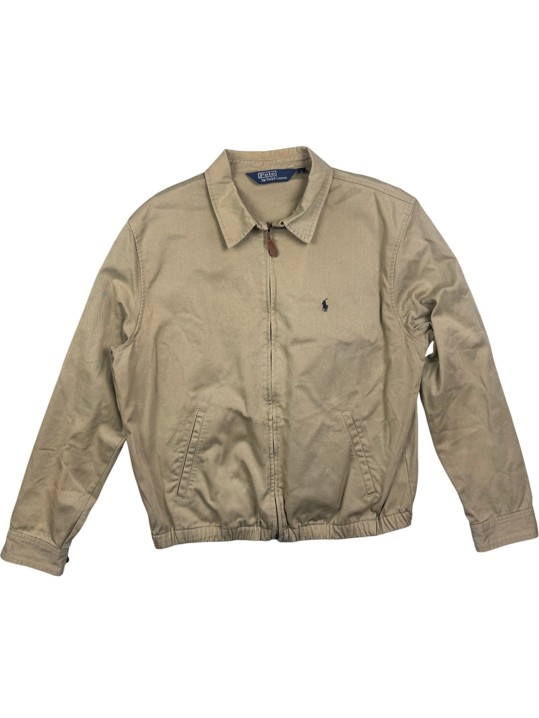 Polo Ralph Lauren Beige Cotton Jacket - L - Think Vintage