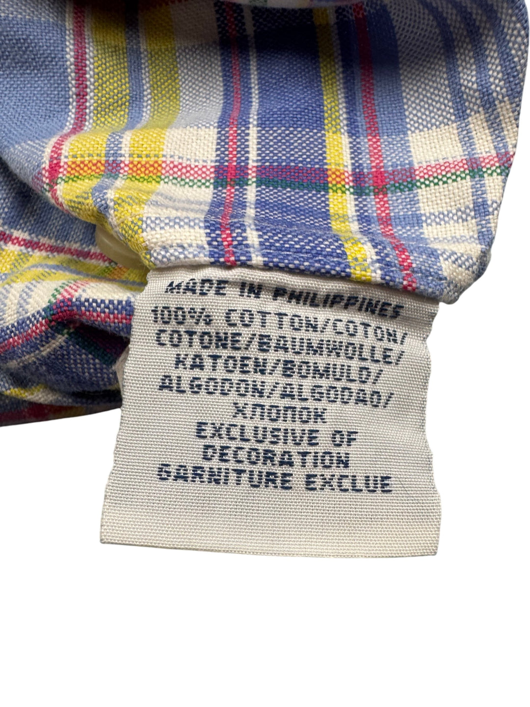 Polo Ralph Lauren Multicolor Plaid Long Sleeved Shirt - L - Think Vintage