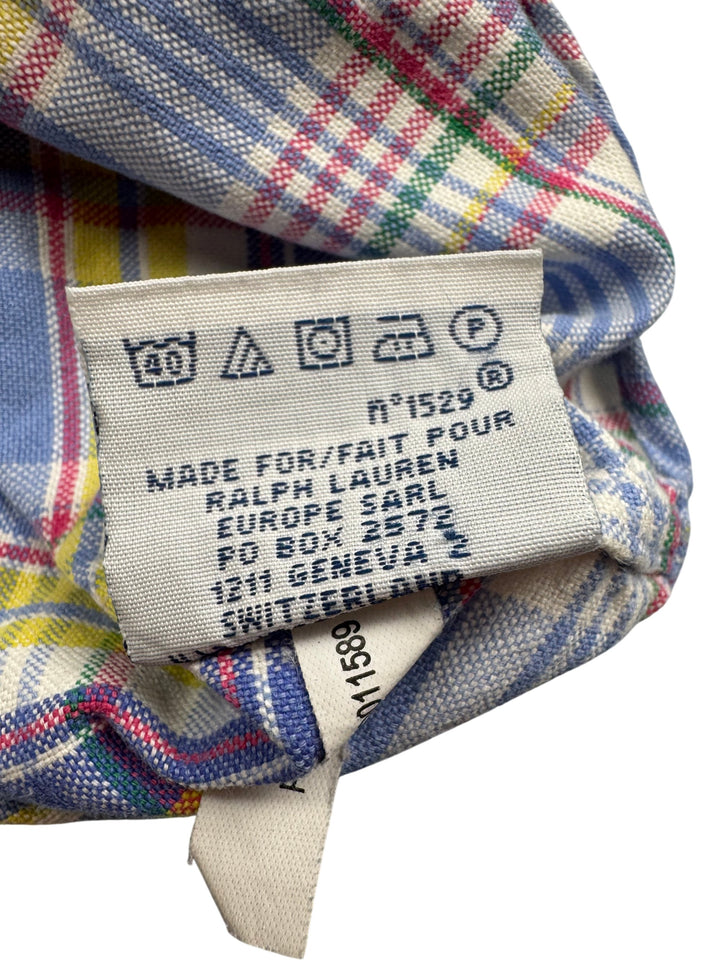 Polo Ralph Lauren Multicolor Plaid Long Sleeved Shirt - L - Think Vintage