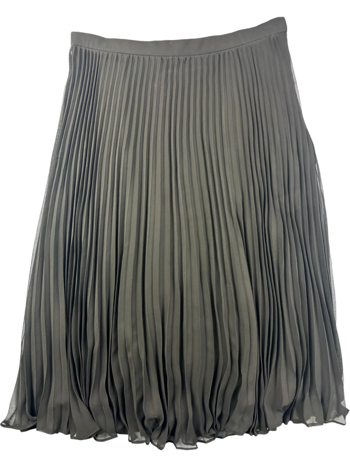 Polo Ralph Lauren Pleated Chiffon Skirt - M - Think Vintage ltd