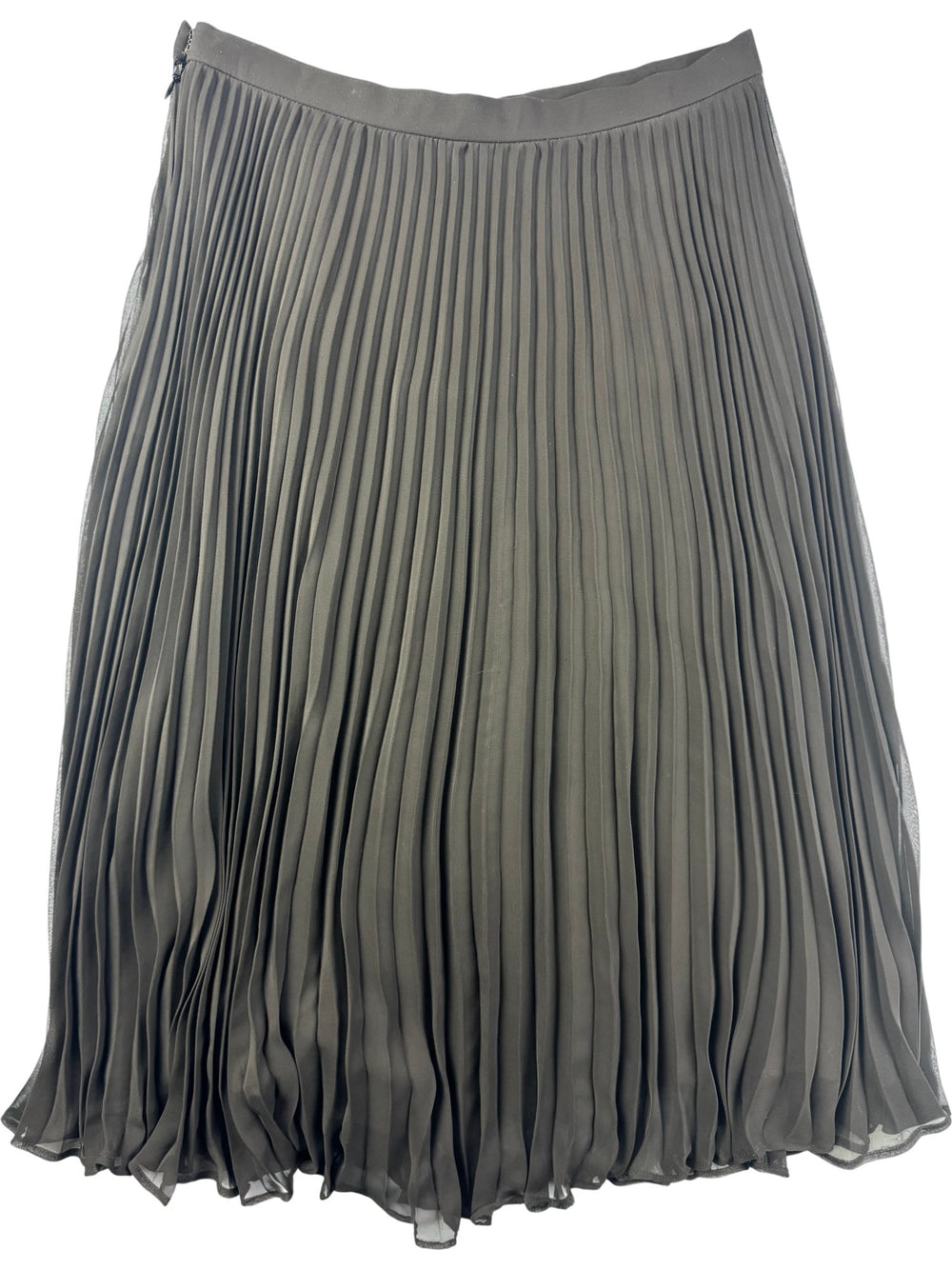 Polo Ralph Lauren Pleated Chiffon Skirt - M - Think Vintage ltd