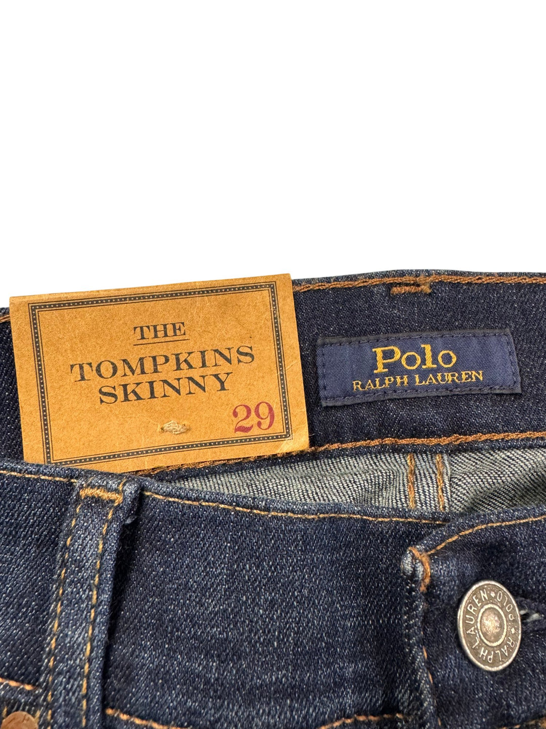 Polo Ralph Lauren Tompkins Skinny Jeans - W30 - Think Vintage ltd