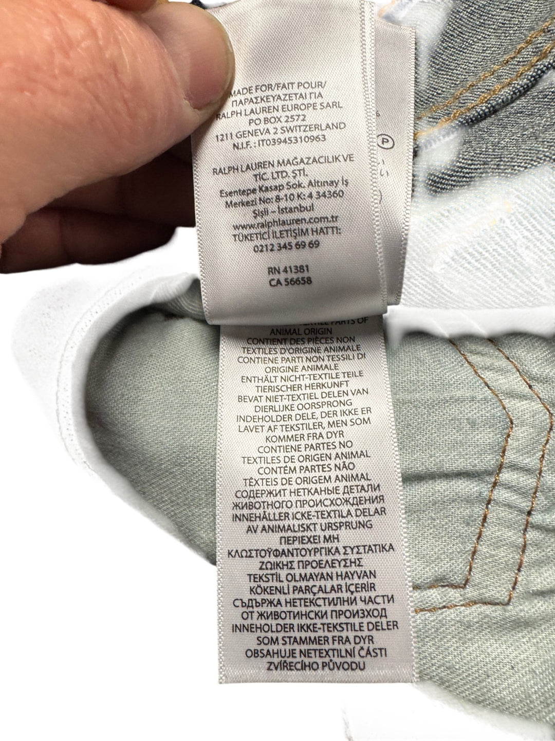 Polo Ralph Lauren Tompkins Skinny Jeans - W30 - Think Vintage ltd