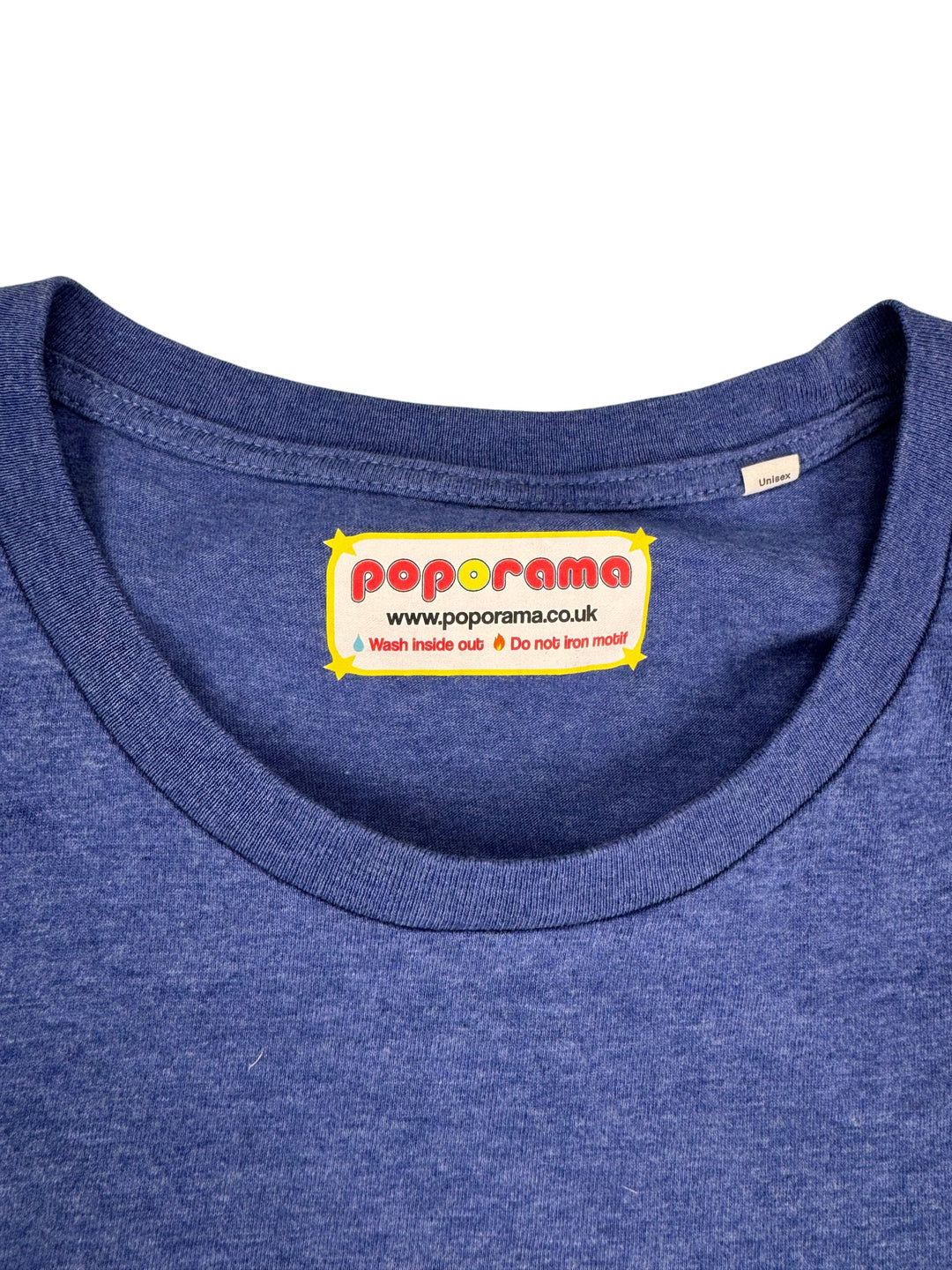 Poporama Blue Graphic T-Shirt - XL - Think Vintage