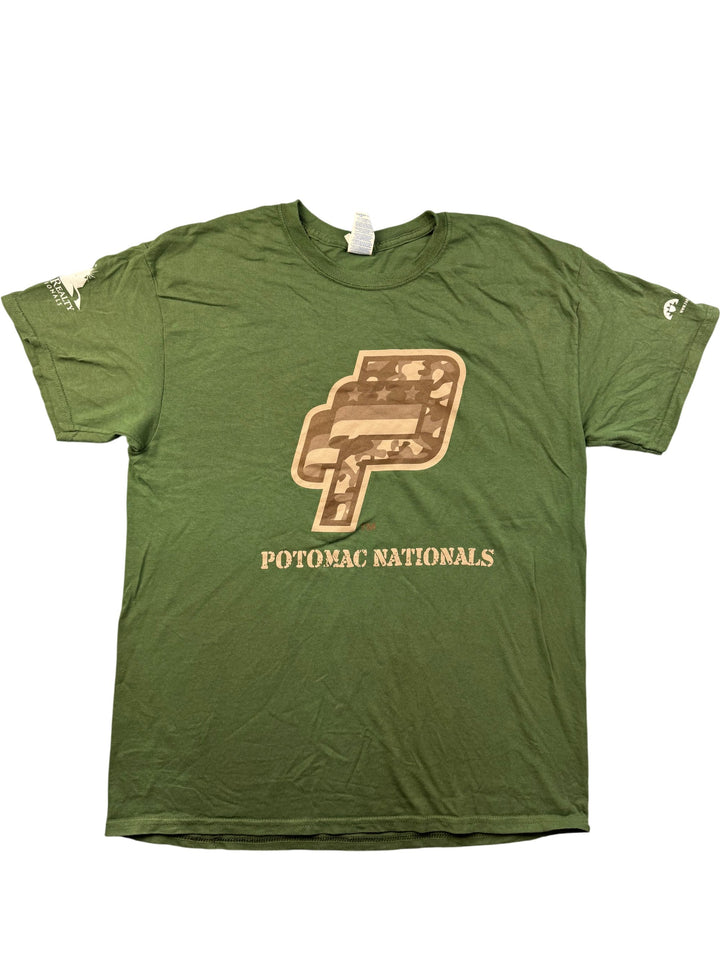 Potomac Nationals Gildan Green T-Shirt - L