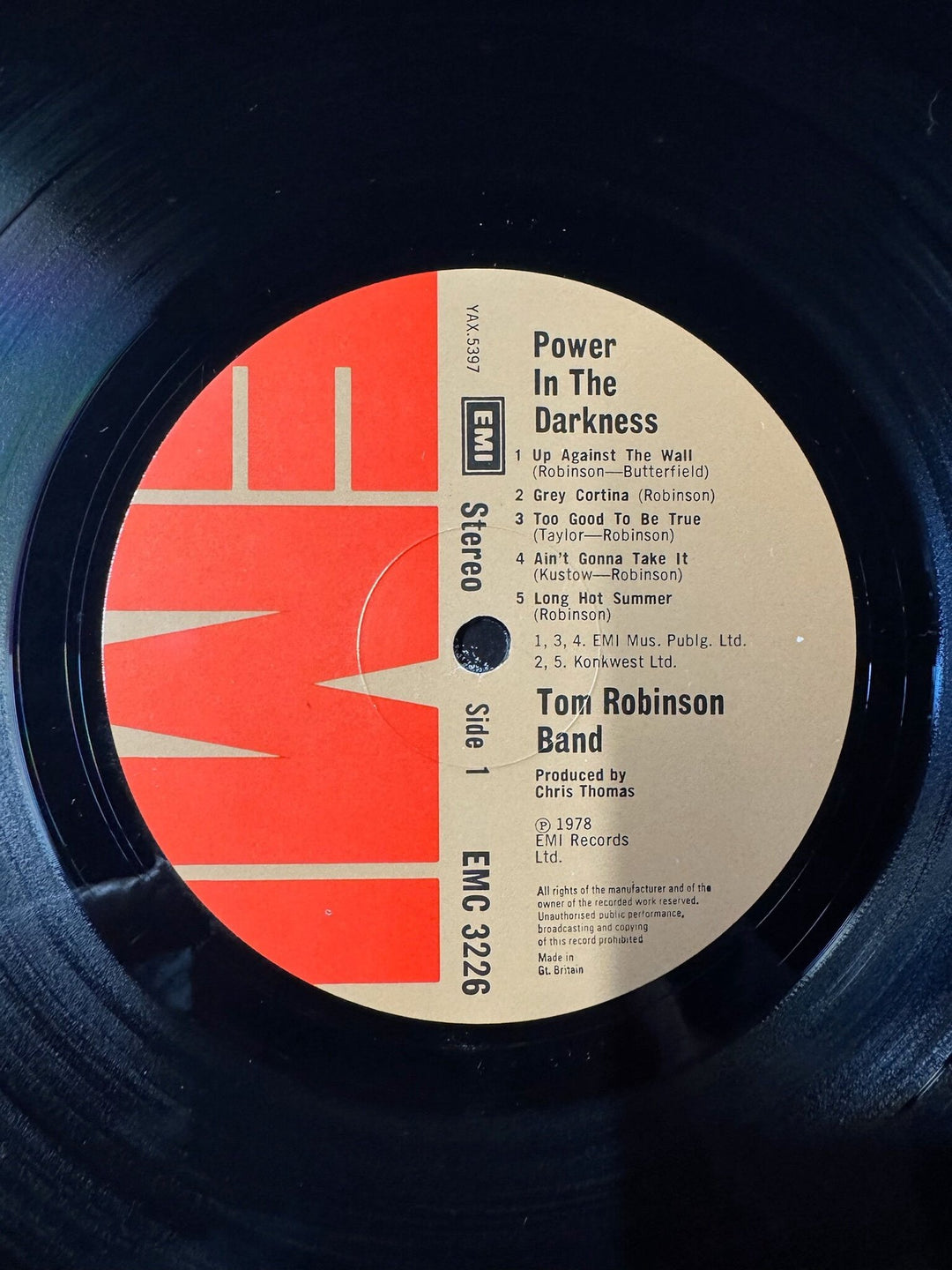 Power In The Darkness TRB Record - Very Good