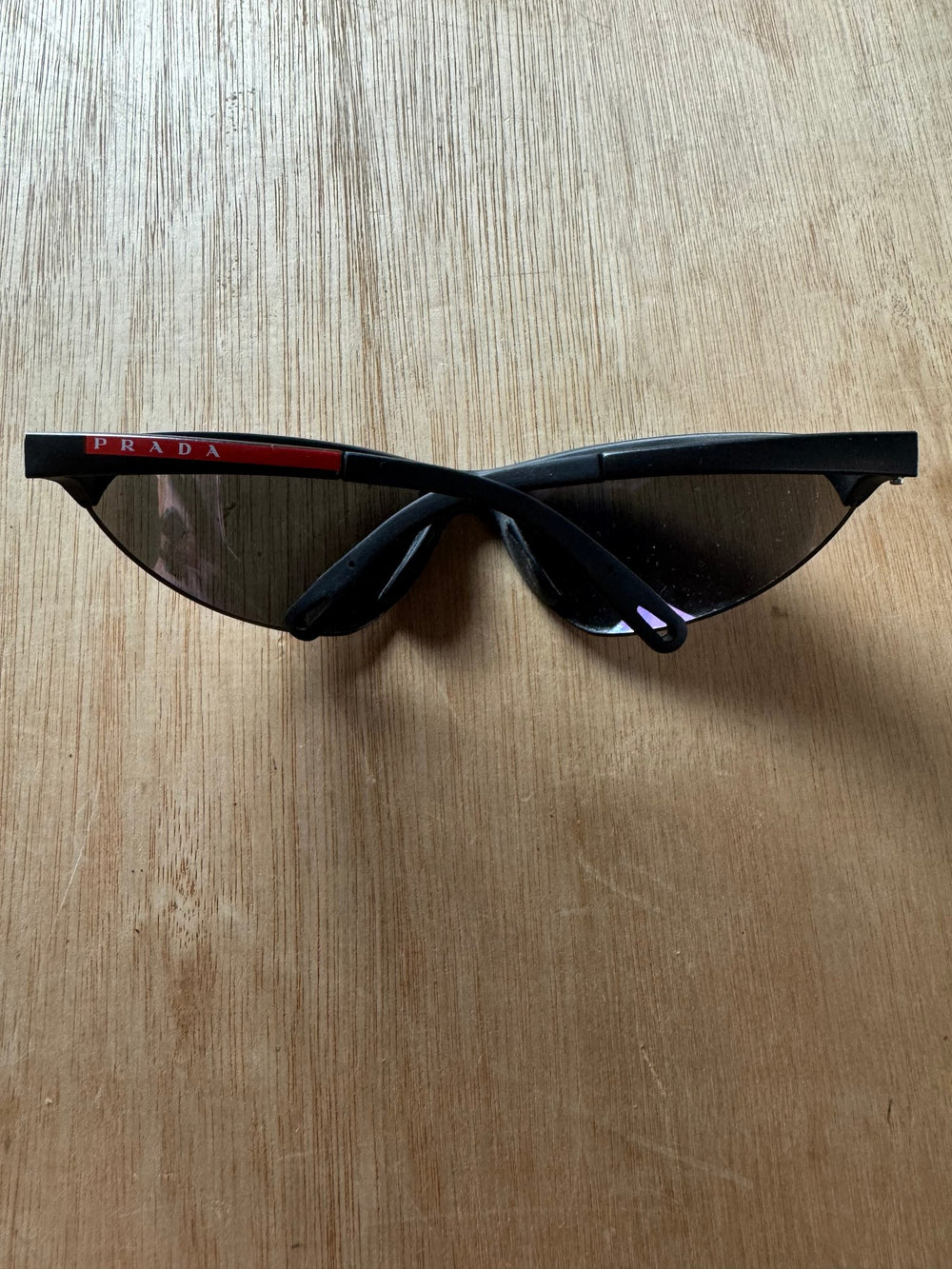 Prada Black Safety Glasses - Think Vintage ltd