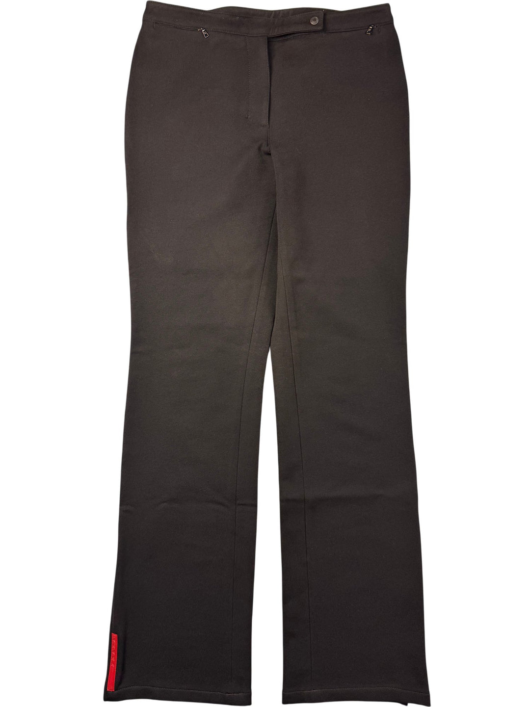 Prada Black Slim Fit Trousers - W30 - Think Vintage ltd