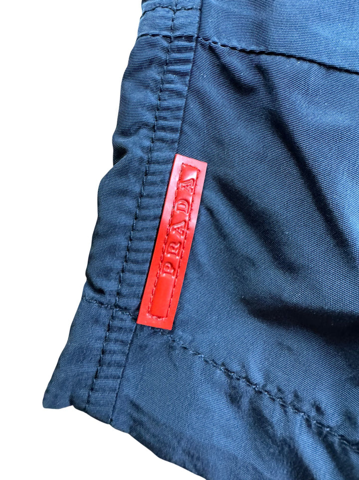 Prada Nylon Cargo Shorts - W37 - Think Vintage ltd