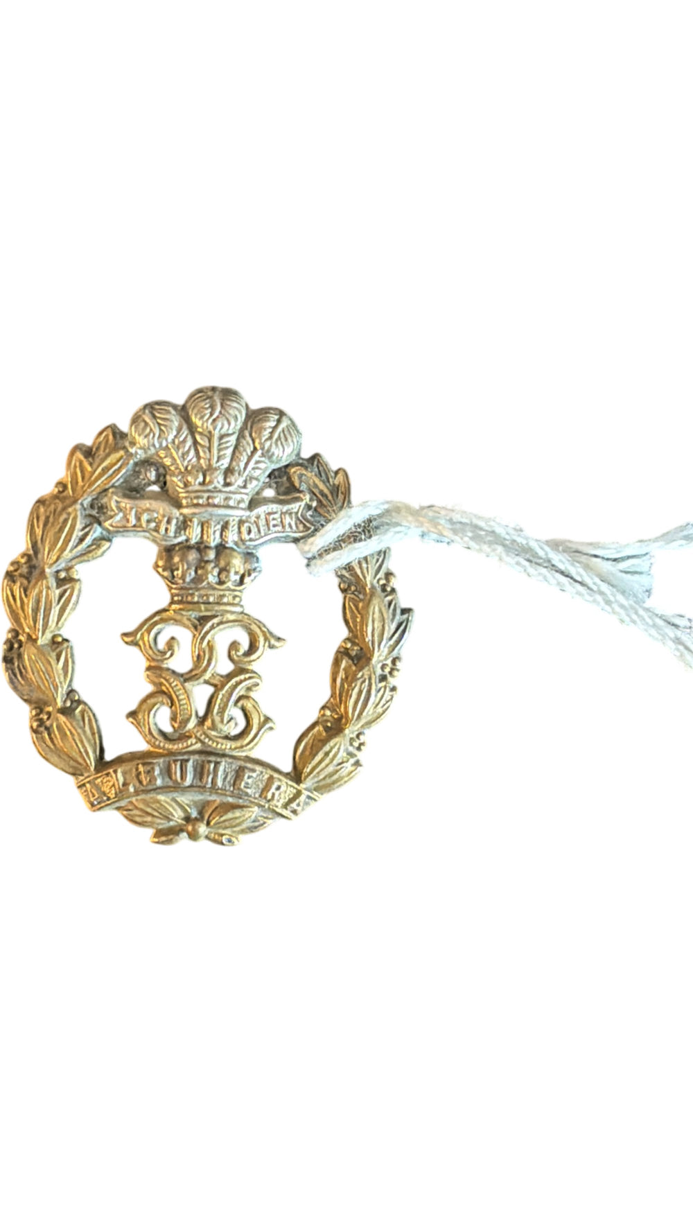 Pre 1900 British 'Middlesex Regiment' Military Collar Badge - Think Vintage ltd