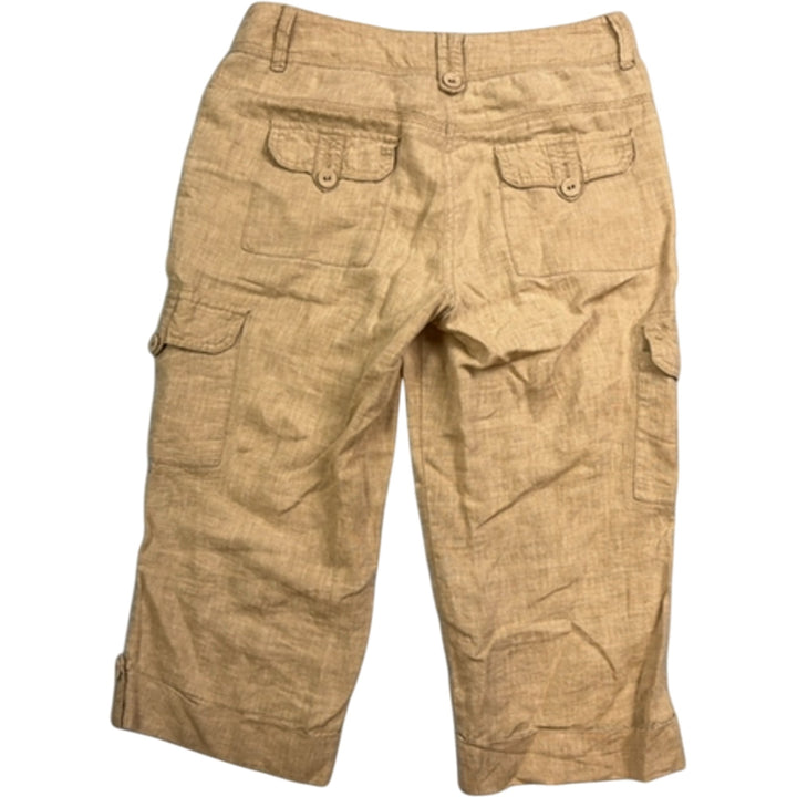 Principles Beige Cargo Shorts - M - Think Vintage Online Ltd