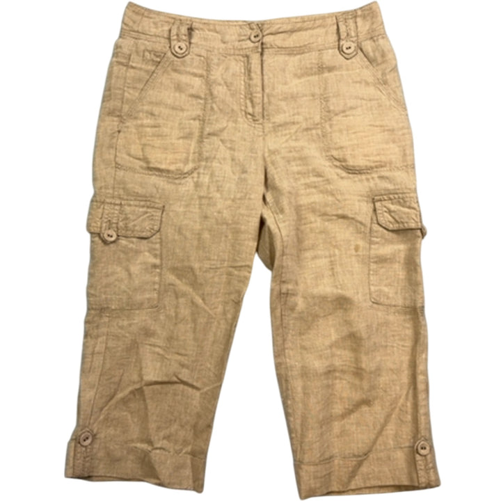 Principles Beige Cargo Shorts - M - Think Vintage ltd