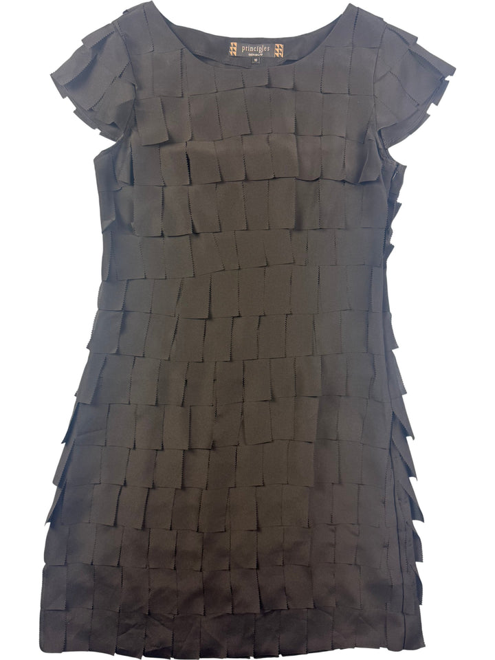 Principles By Ben de Lisi Brown Layered Dress - S