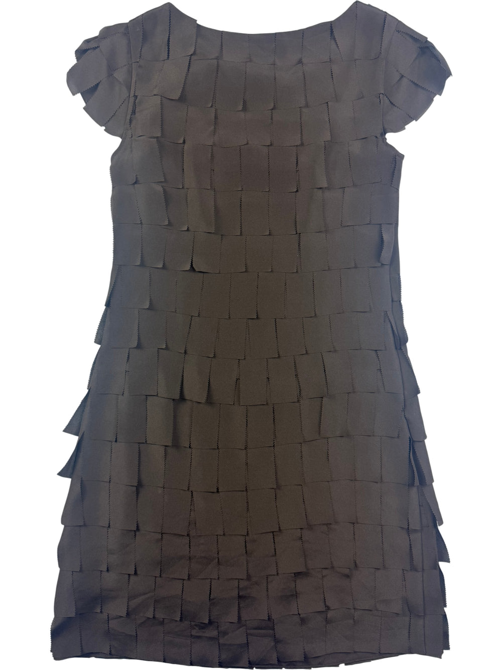 Principles By Ben de Lisi Brown Layered Dress - S - Think Vintage Online Ltd