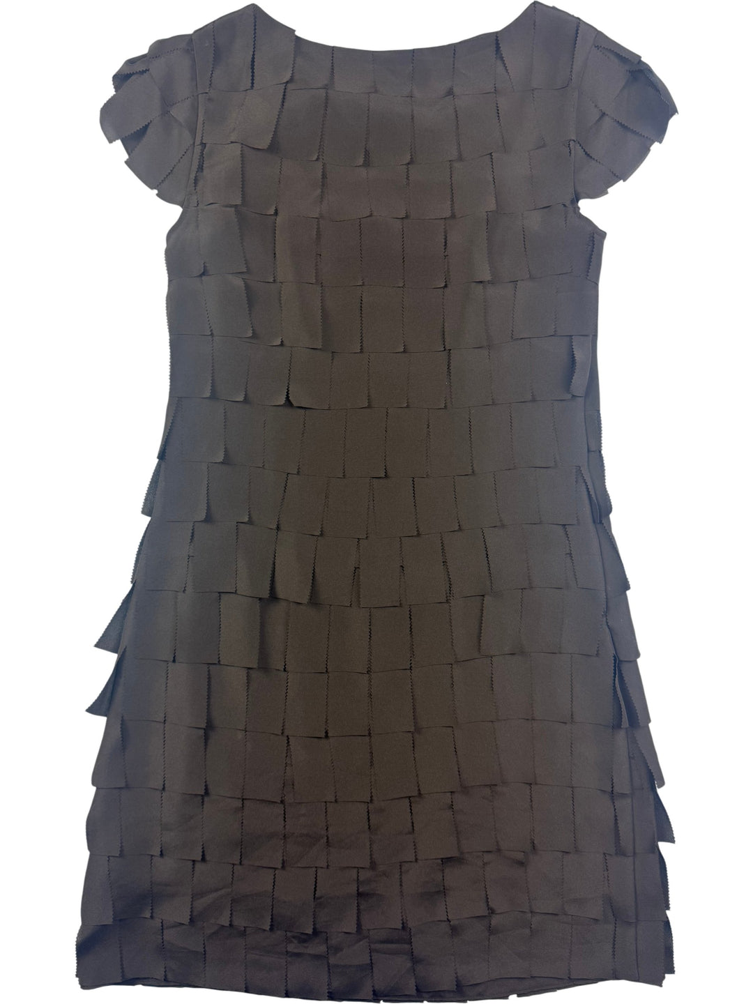 Principles By Ben de Lisi Brown Layered Dress - S - Think Vintage Online Ltd