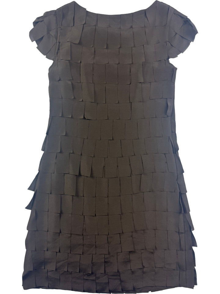 Principles By Ben de Lisi Brown Layered Dress - S - Think Vintage Online Ltd