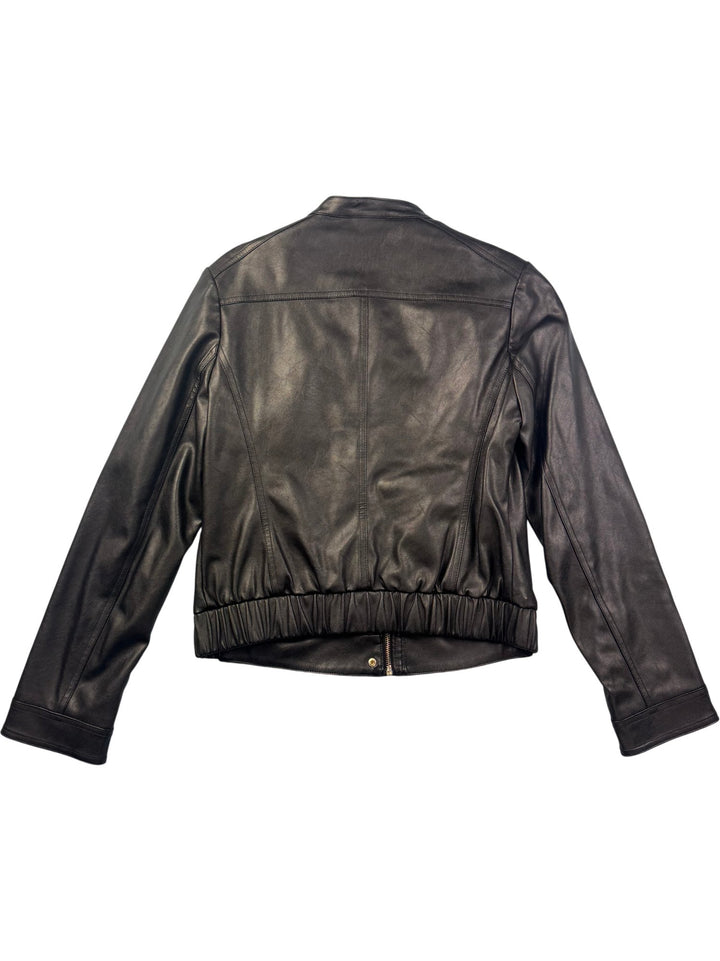 Principles Faux Leather Jacket - S/M - Think Vintage ltd