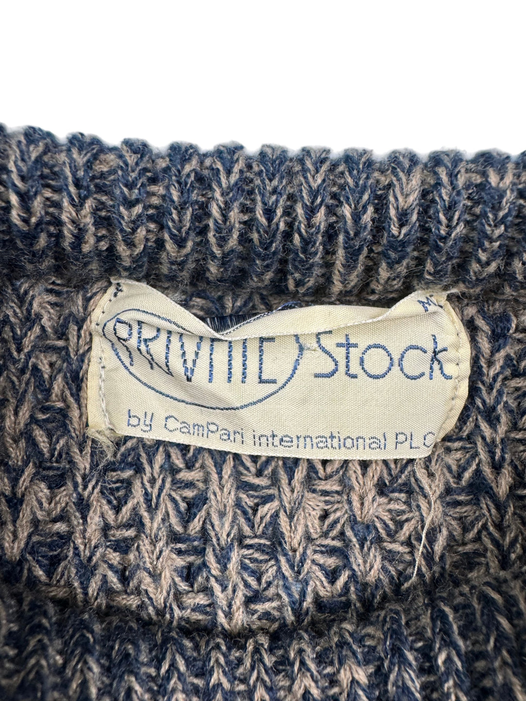 Privile Stock Campari Knit Sweater - S - Think Vintage Online Ltd