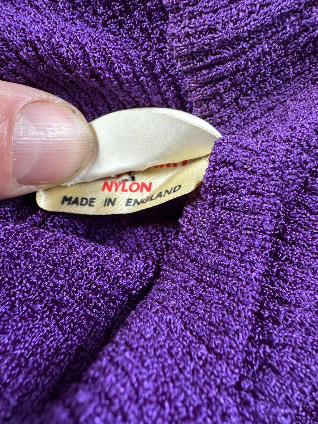 Purple High Neck Sweater - XS - Think Vintage