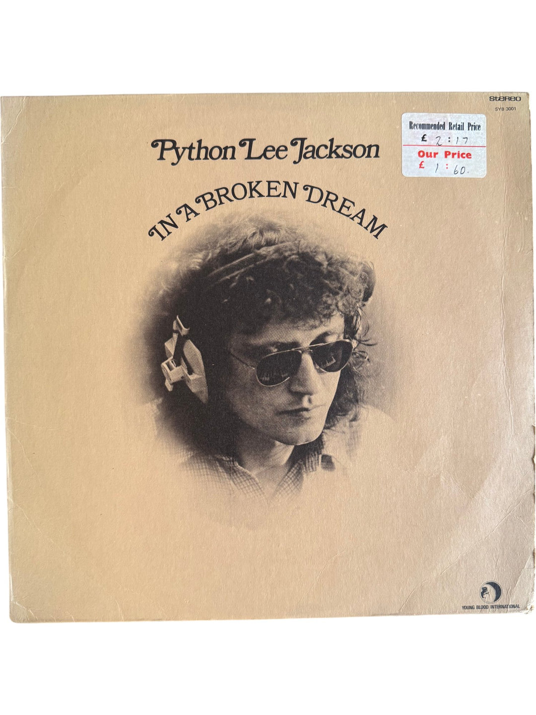Python Lee Jackson In A Broken Dream Vinyl - Good - Think Vintage ltd