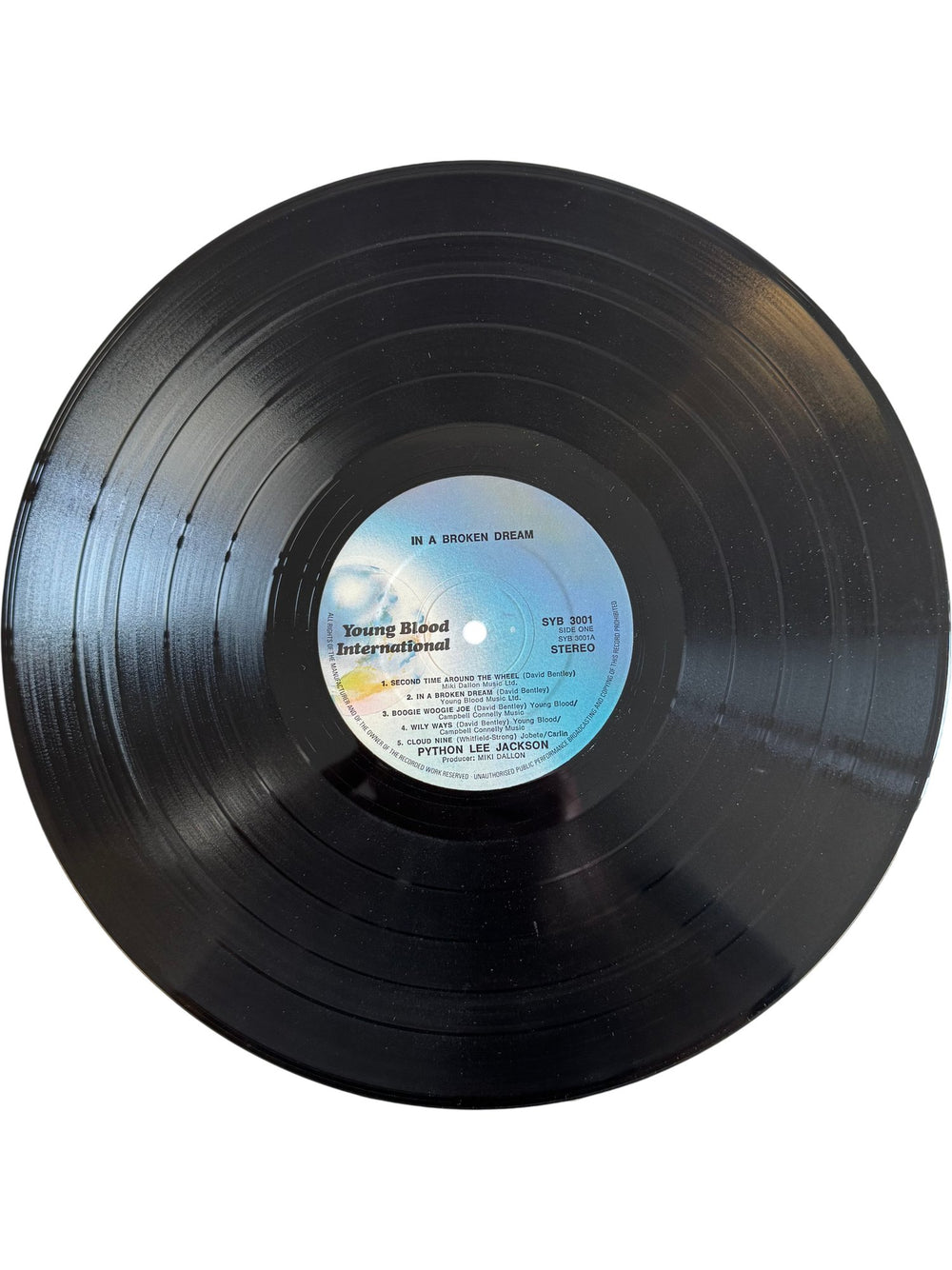 Python Lee Jackson In A Broken Dream Vinyl - Good - Think Vintage ltd