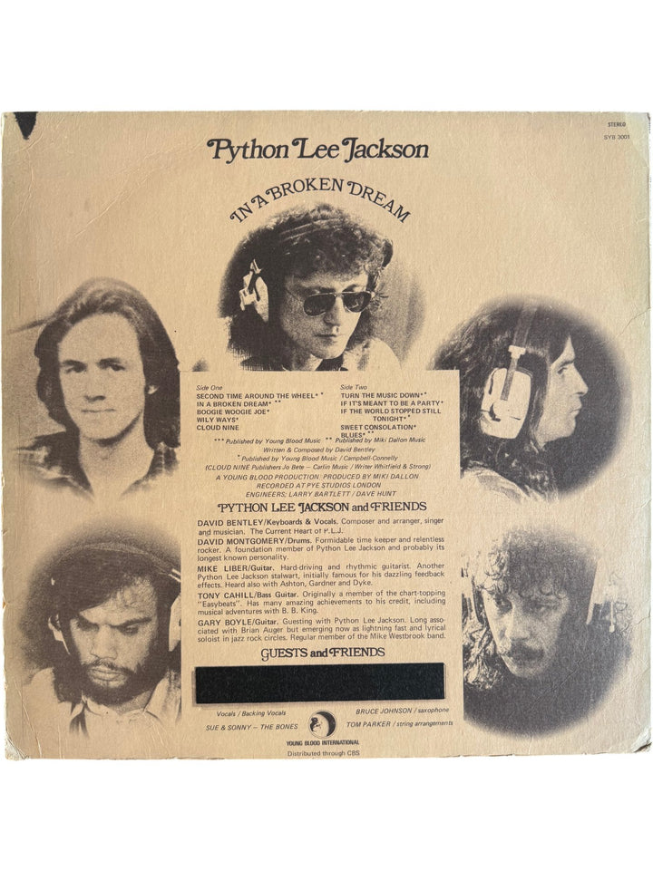 Python Lee Jackson In A Broken Dream Vinyl - Good - Think Vintage ltd