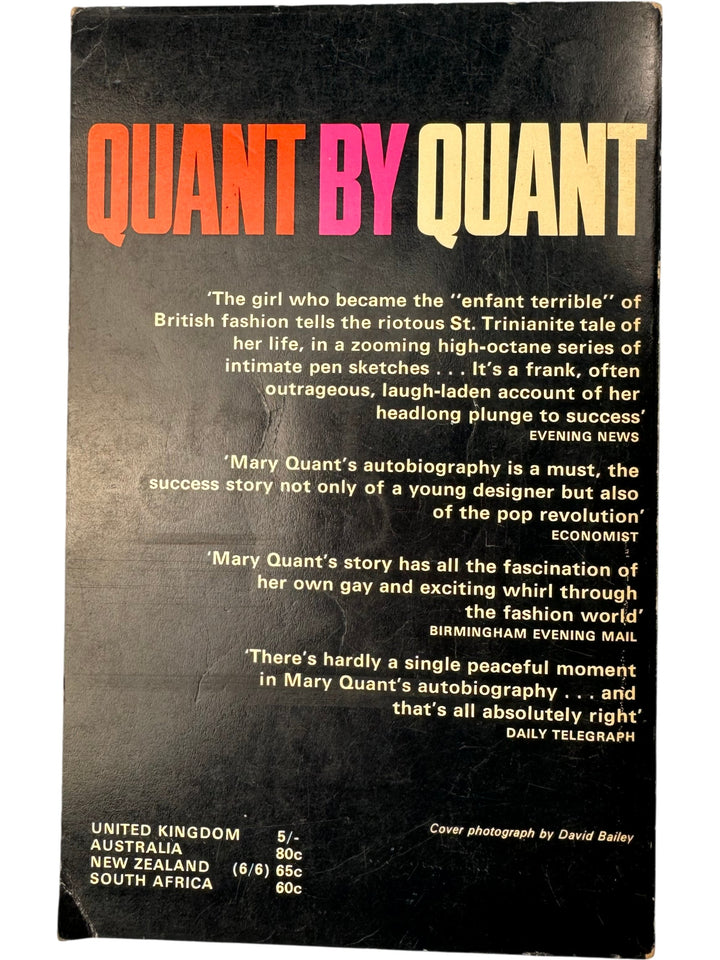 Quant By Quant Paperback Book - Think Vintage