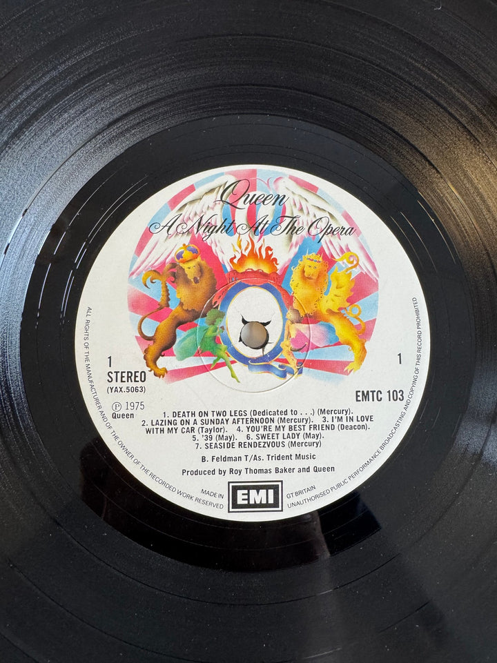 Queen A Night At The Opera Vinyl Record - Good - Think Vintage ltd