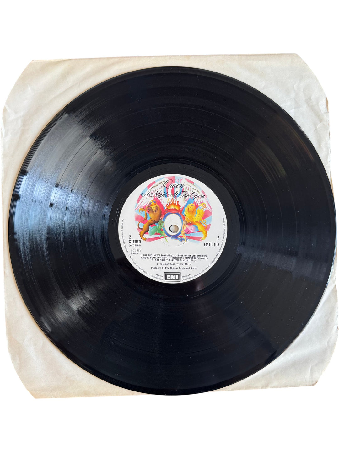 Queen A Night At The Opera Vinyl Record - Good - Think Vintage ltd