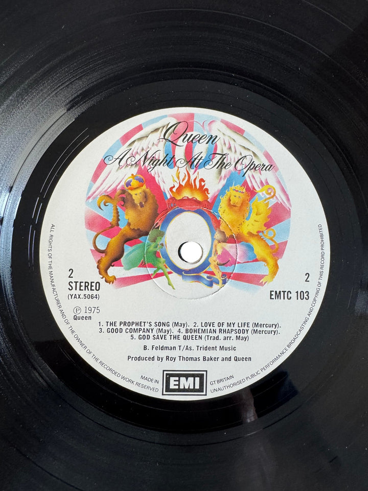 Queen A Night At The Opera Vinyl Record - Good - Think Vintage ltd