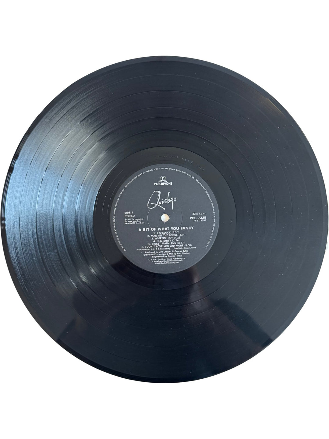Quireboys A Bit Of What You Fancy Vinyl Record - Fair - Think Vintage ltd