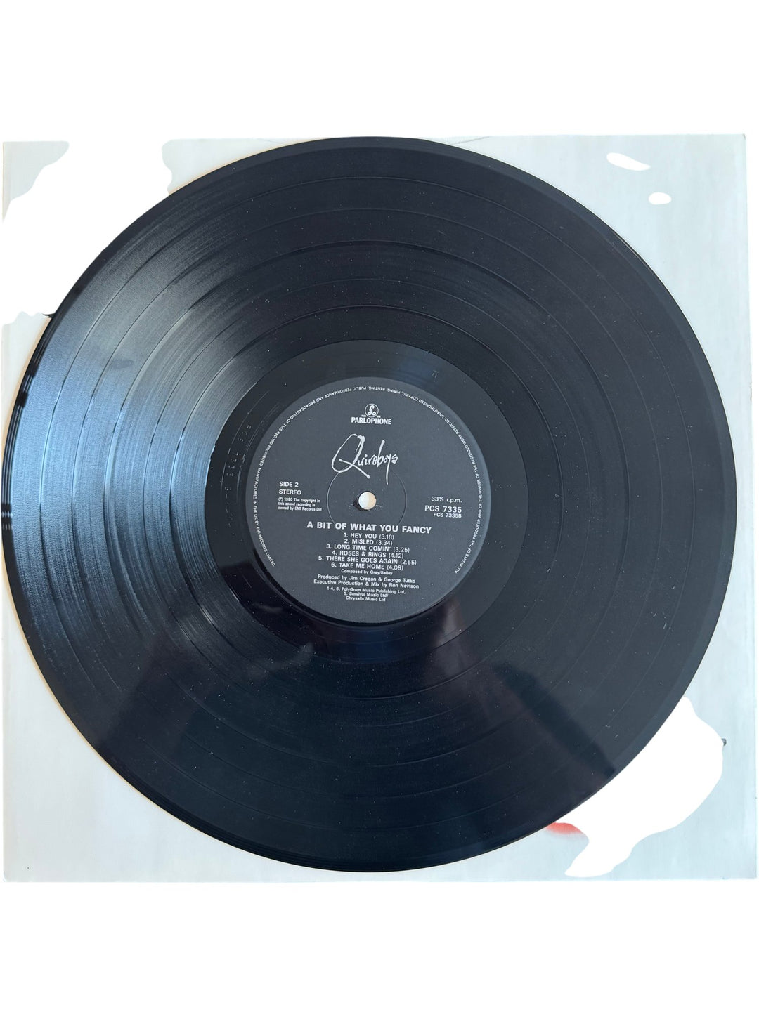 Quireboys A Bit Of What You Fancy Vinyl Record - Fair - Think Vintage ltd