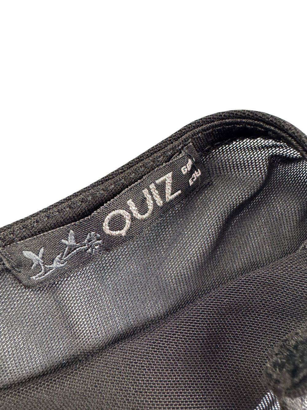 Quiz Metallic Geometric Patterned Dress - S - Think Vintage