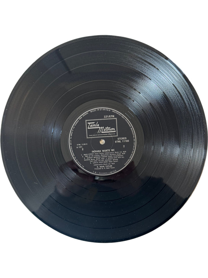 R. Dean Taylor Indiana Wants Me Vinyl - Very Good - Think Vintage ltd