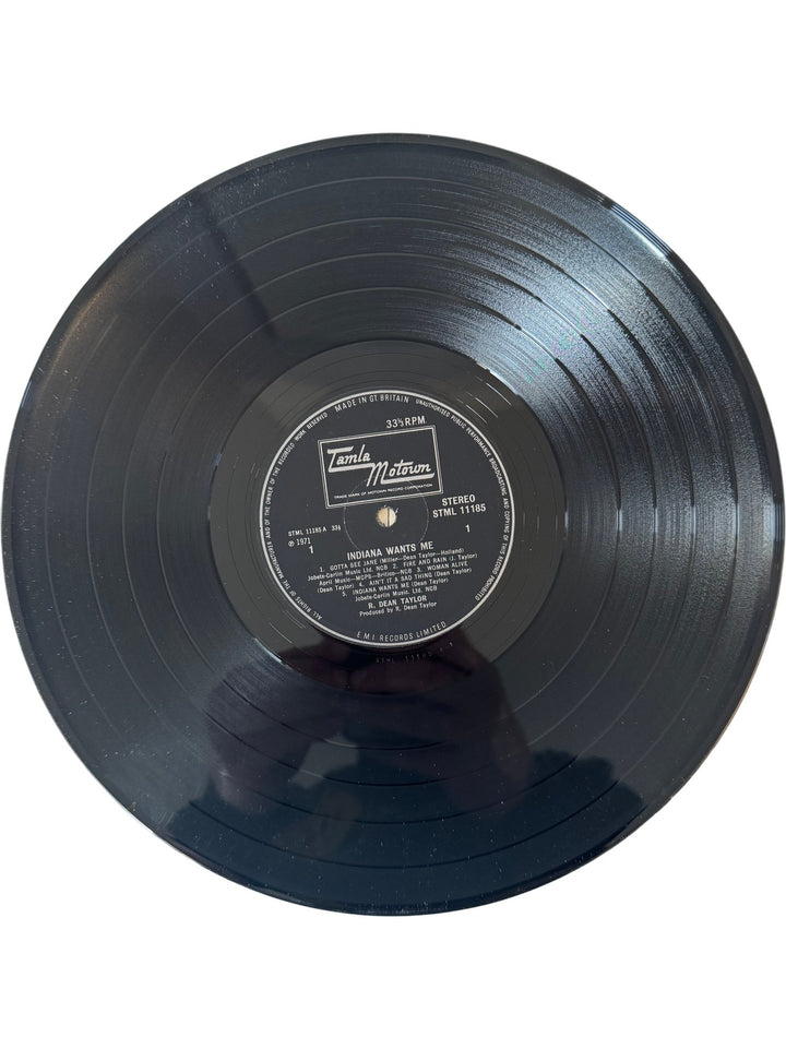 R. Dean Taylor Indiana Wants Me Vinyl - Very Good - Think Vintage ltd