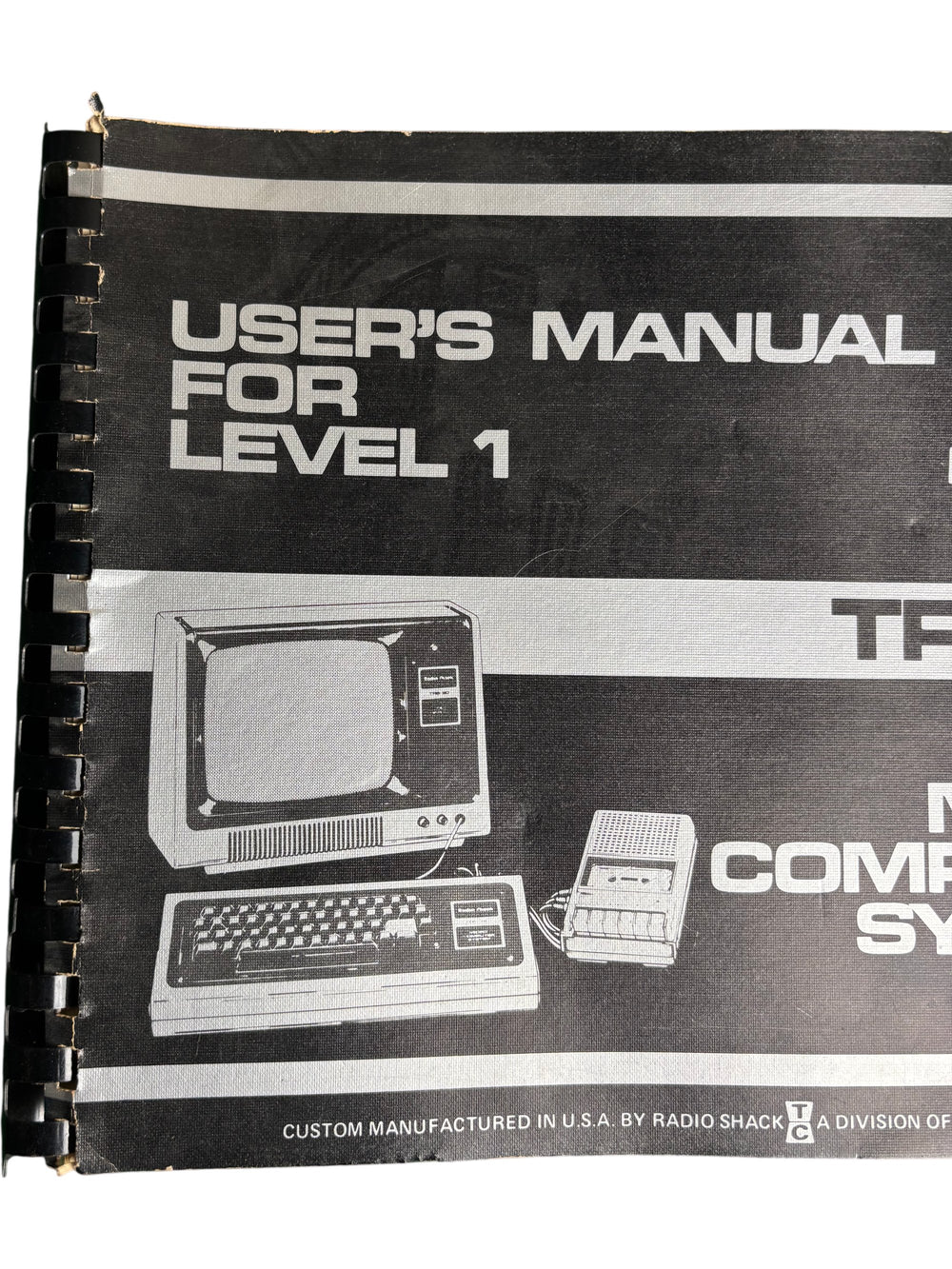Radio Shack TRS-80 User's Manual Level 1 - Think Vintage