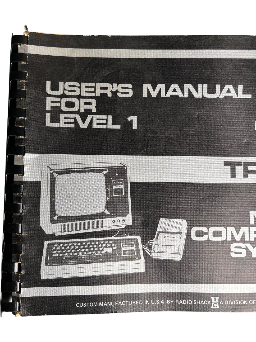 Radio Shack TRS-80 User's Manual Level 1 - Think Vintage ltd