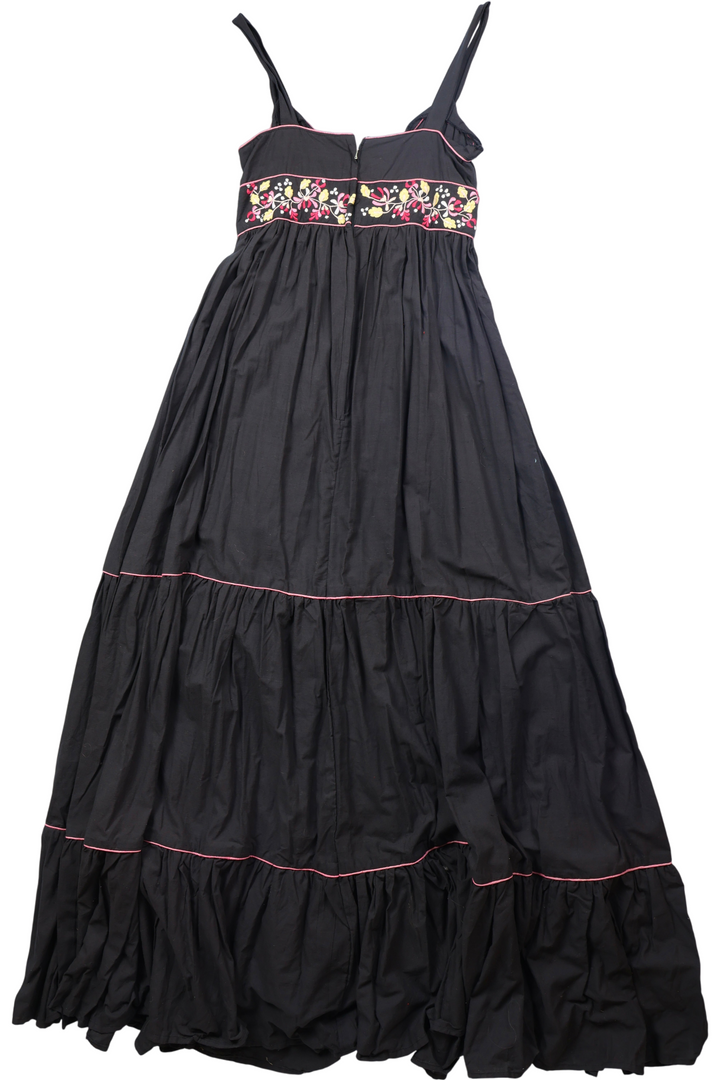 Radley Of London Tiered Maxi Dress - XS - Think Vintage Online Ltd