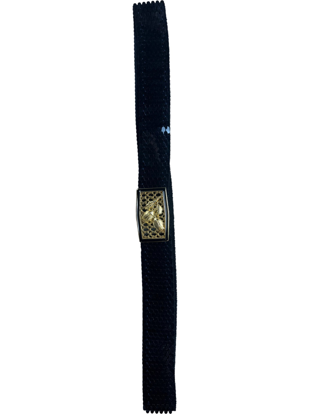 Rahvis Black Sequin Watch with Gold Detailing - XXL - Think Vintage ltd
