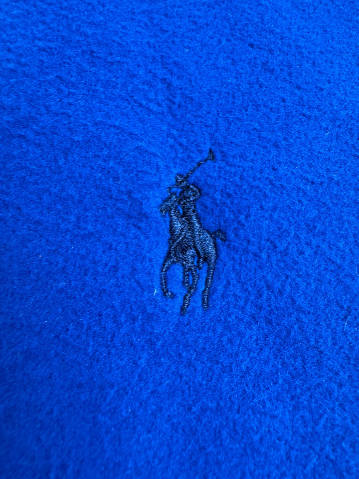 Ralph Lauren Blue Fleece Vest - XL - Think Vintage ltd