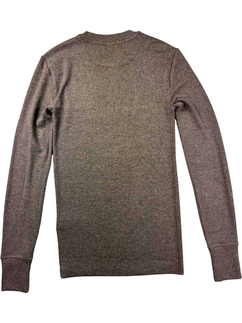 Ralph Lauren Brown Long-Sleeve Knit Top - S - Think Vintage ltd