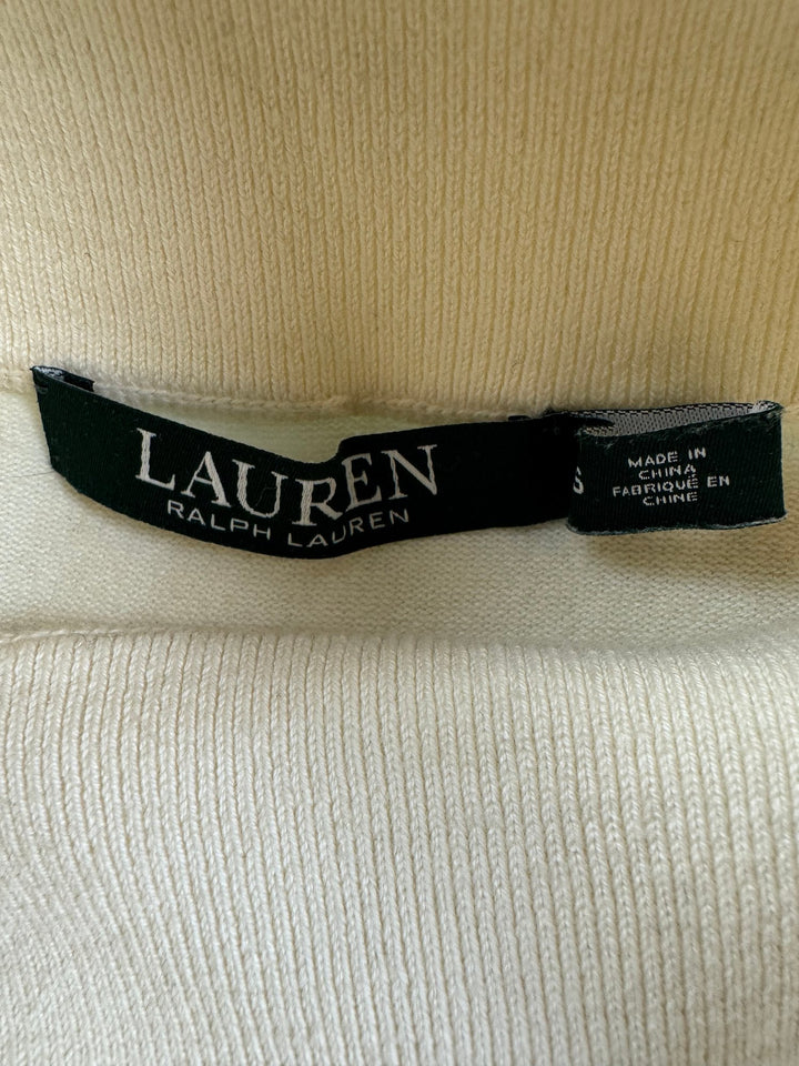 Ralph Lauren Cream Turtleneck Sweater - S