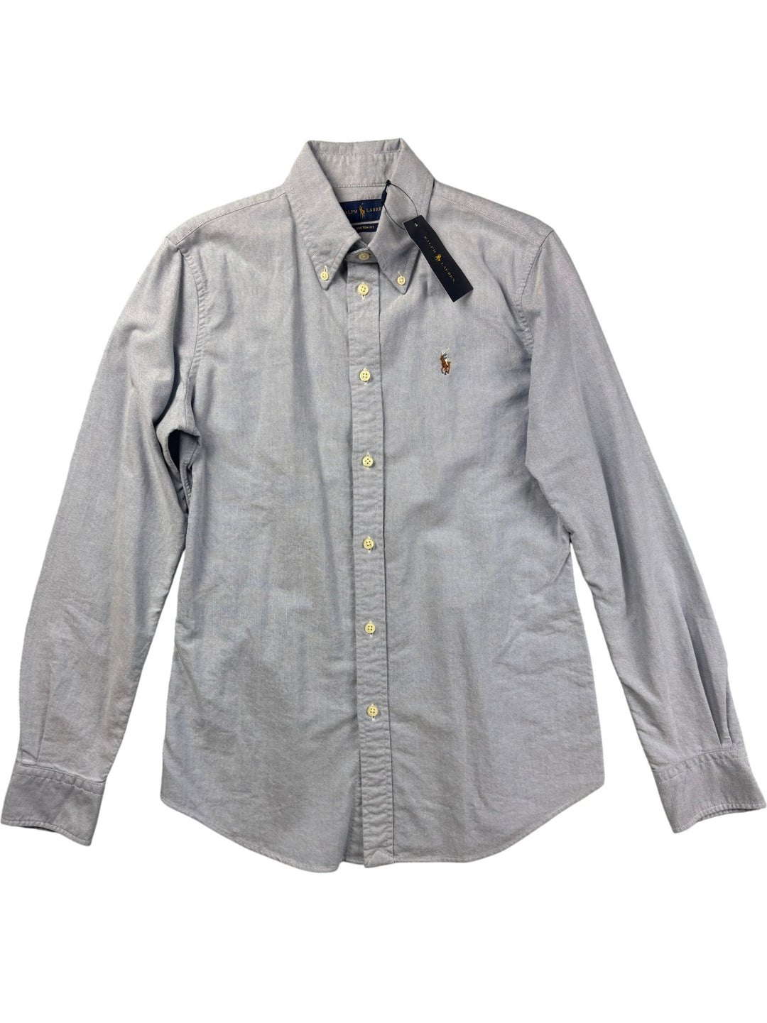 Ralph Lauren Custom Fit Blue Shirt - S/M - Think Vintage ltd