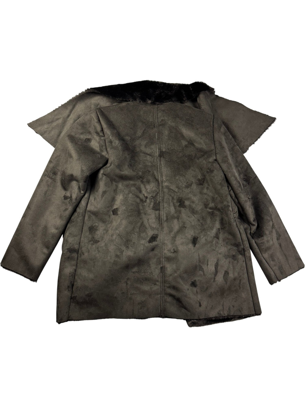 Ralph Lauren Faux Shearling Coat - M - Think Vintage ltd