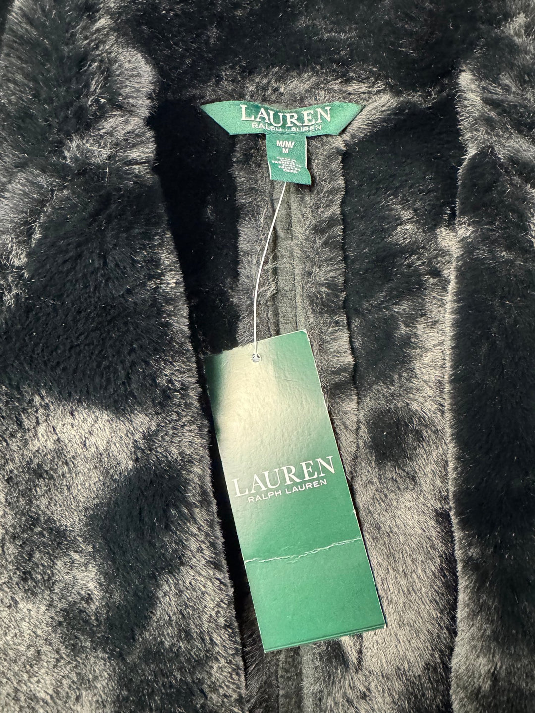 Ralph Lauren Faux Shearling Coat - M - Think Vintage ltd