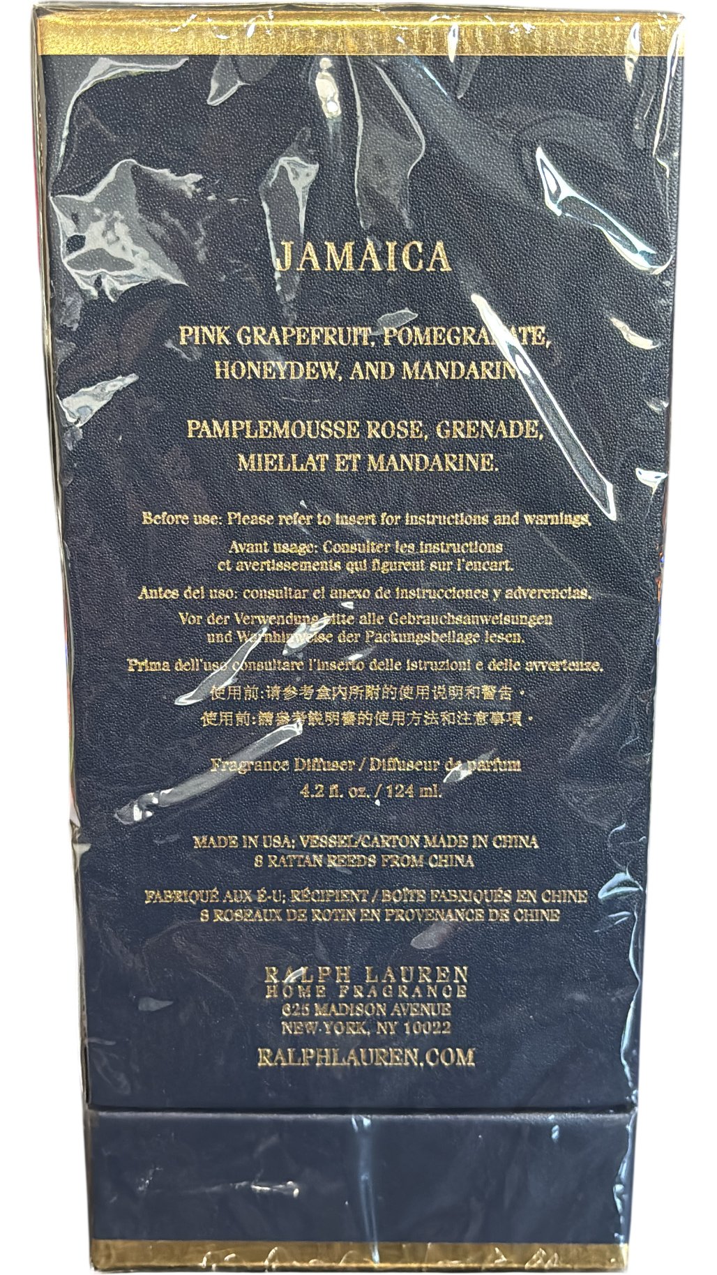 Ralph Lauren Jamaica Fragrance Diffuser 124ml - Think Vintage ltd