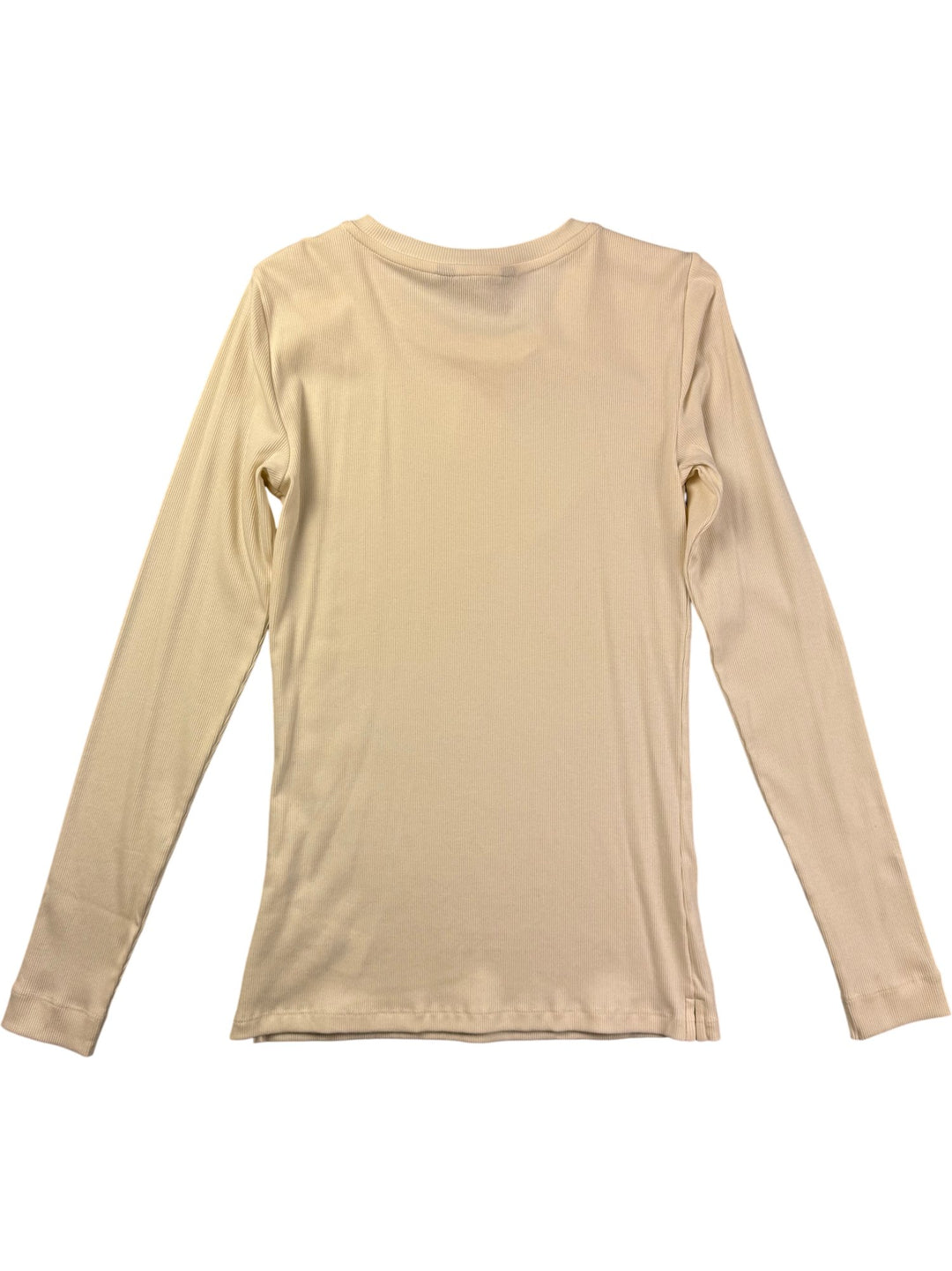 Ralph Lauren Long Sleeve Cream Top - Think Vintage ltd