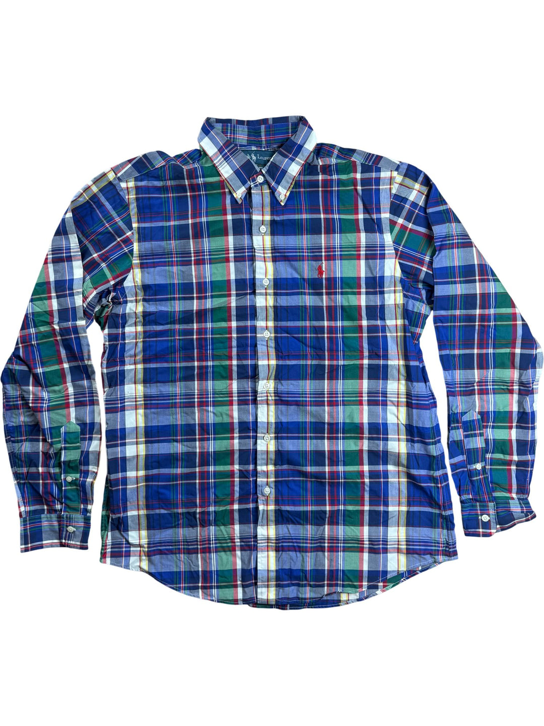 Ralph Lauren Plaid Long Sleeve Shirt - L - Think Vintage ltd