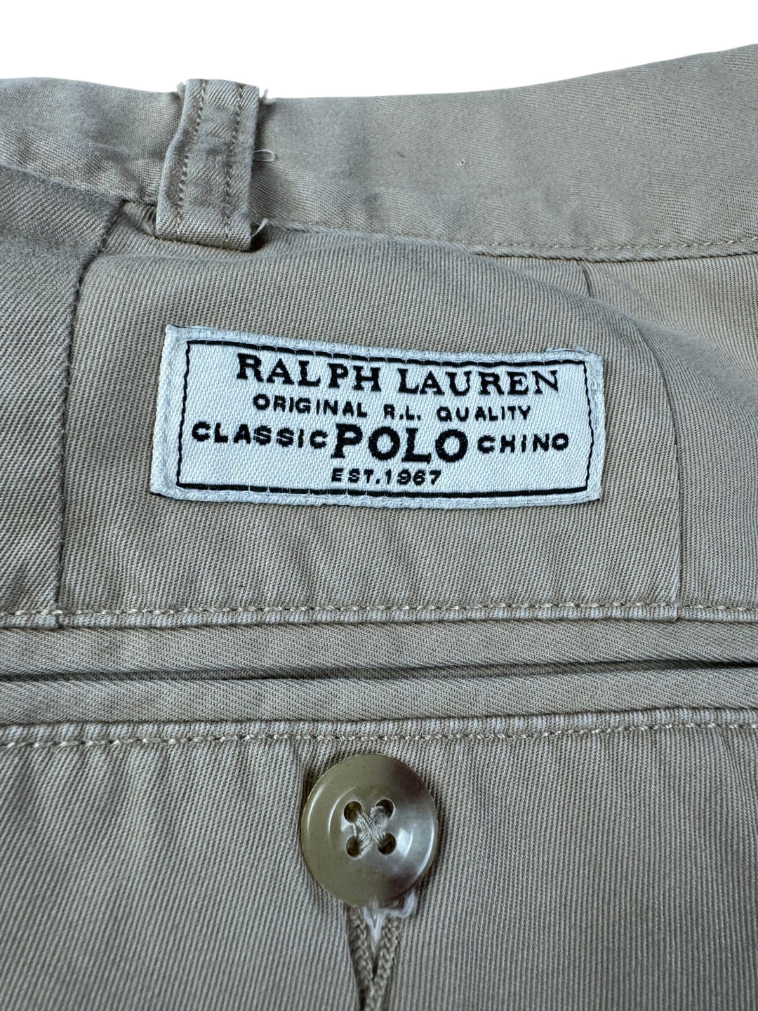 Ralph Lauren Polo Classic Chino Pants - W36 - Think Vintage ltd